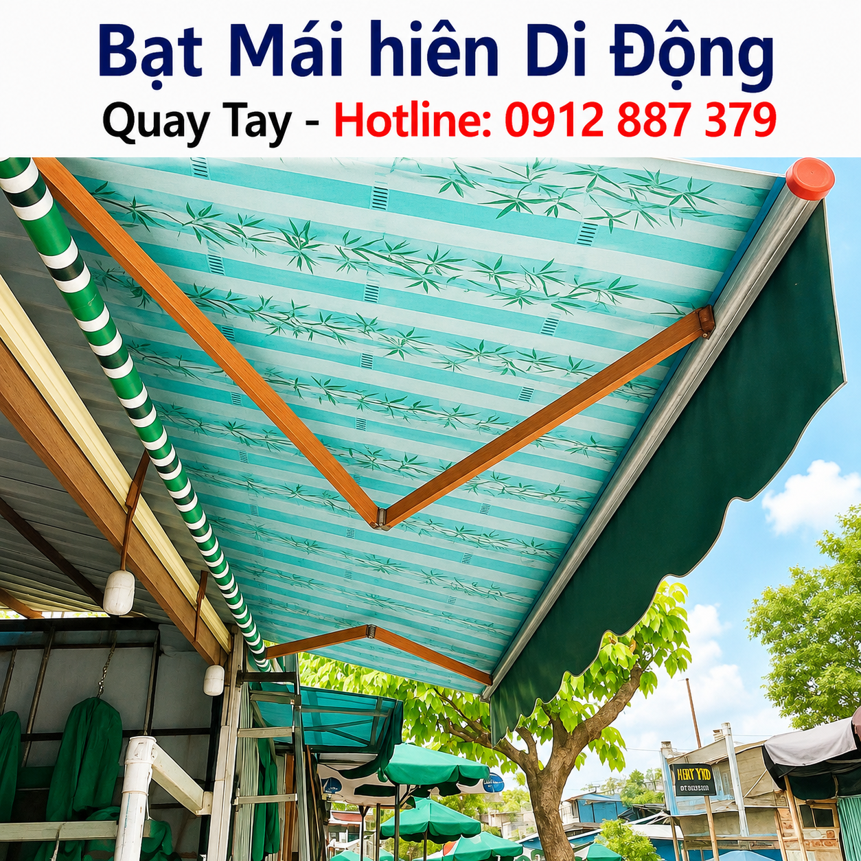 báo giá nhận làm mái hiên quay tay  tại Chư Sê, Gia Lai
