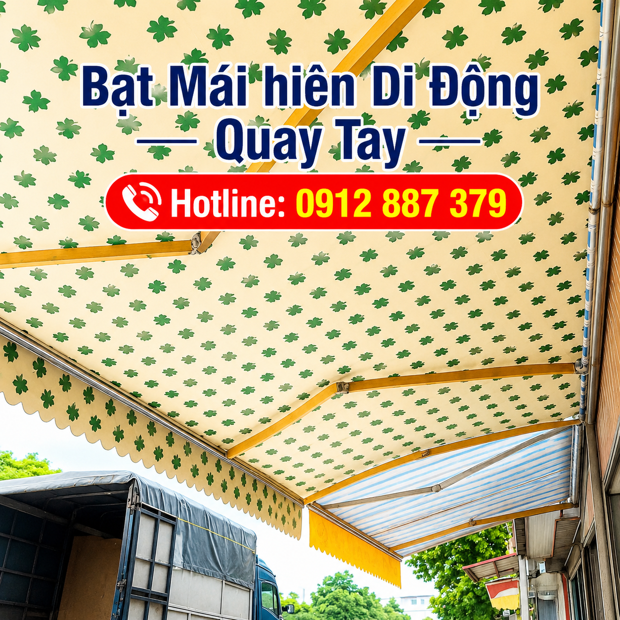 Mái hiên che nắng di động Tại Gia Nghĩa, Đắk Nông