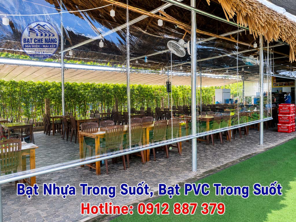 Làm Mái Che Bạt Trong Suốt (Che Mưa Lấy Sáng)