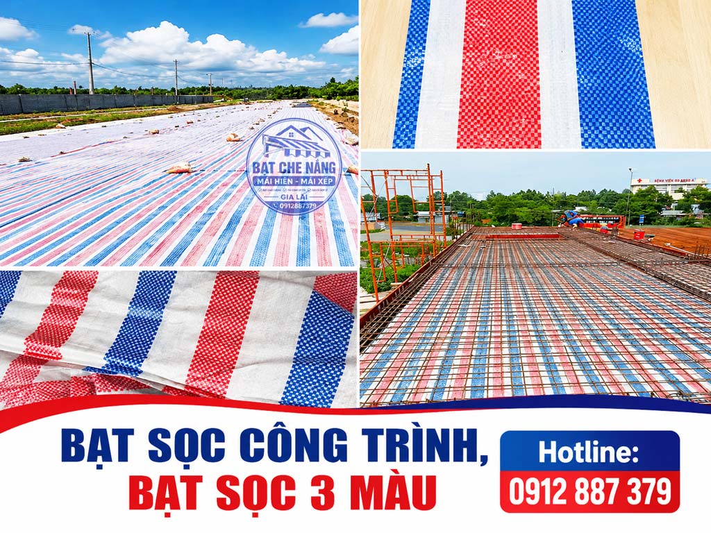 Báo Giá Bạt Sọc 3 Màu Tại Gia Nghĩa, Bán Bạt Sọc Công Trình Tại Đắk Nông