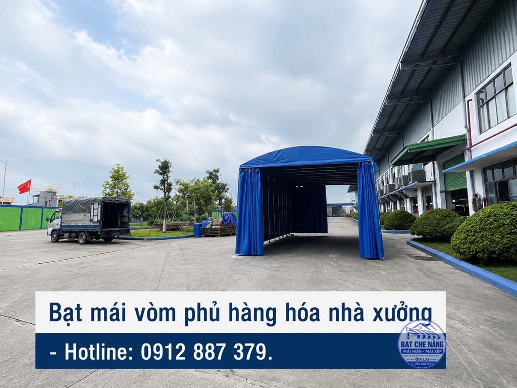 Bạt mái vòm phủ hàng hóa nhà xưởng Tại Tp Pleiku, Gia Lai Bạt mái vòm phủ hàng hóa nhà xưởng Tại Tp Pleiku, Gia Lai