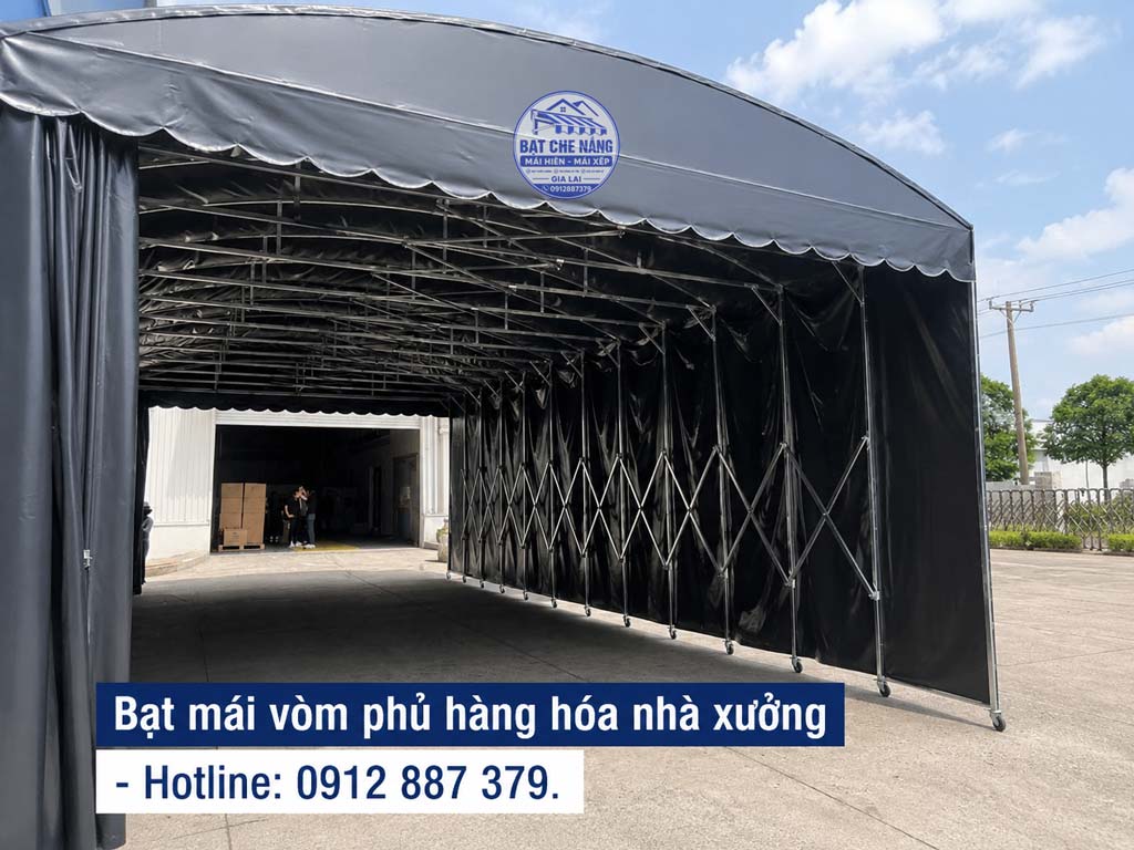 mái vòm di động che nắng tại Chư Sê, Gia Lai