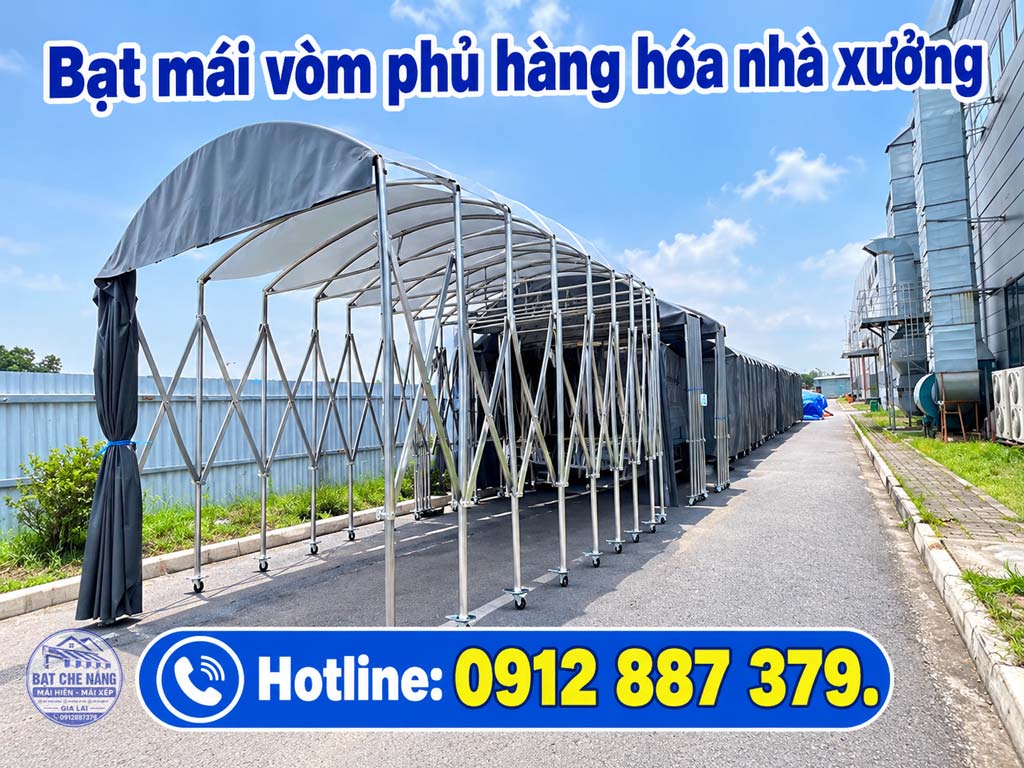 Mái Vòm Di Động Che Nắng Mưa tại Buôn Hồ, Đắk Lắk
