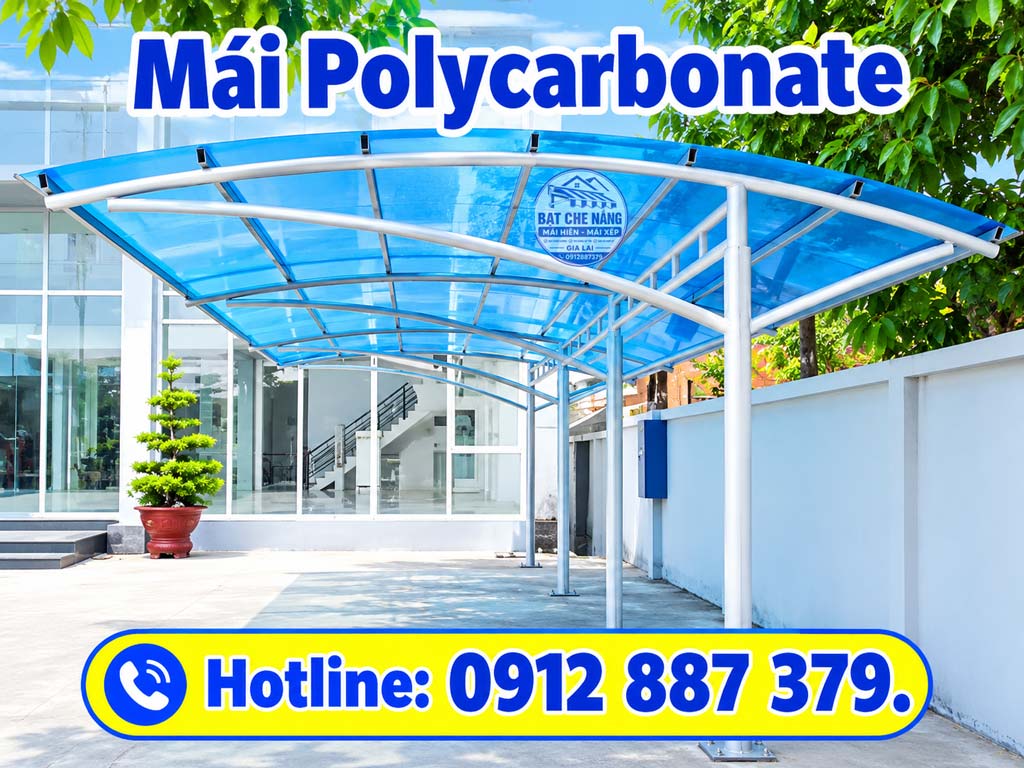 Mái che Polycarbonate Tại Gia Nghĩa, Đắk Nông