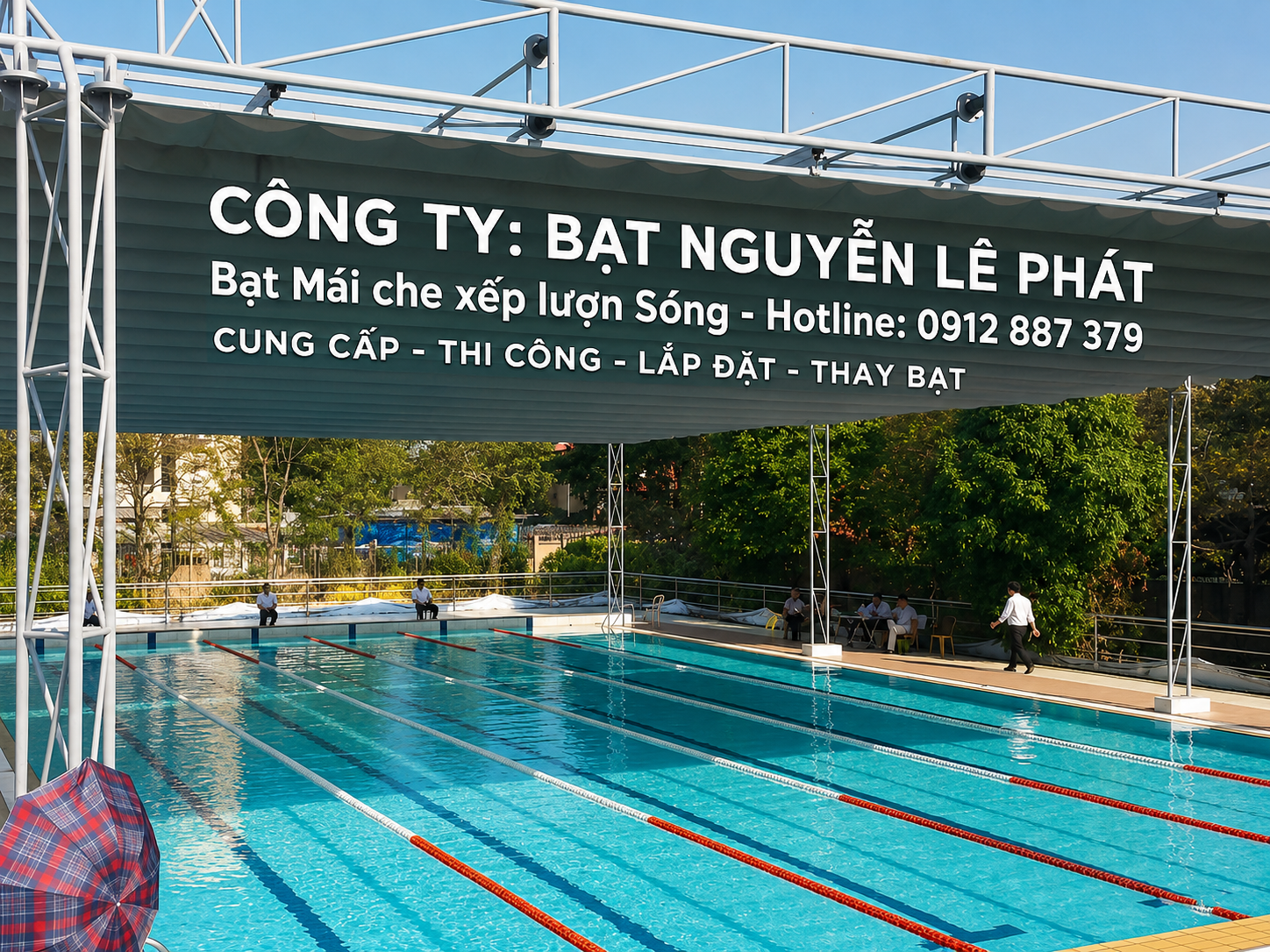 Làm bạt kéo mái xếp di động  tại Chư Sê, Gia Lai