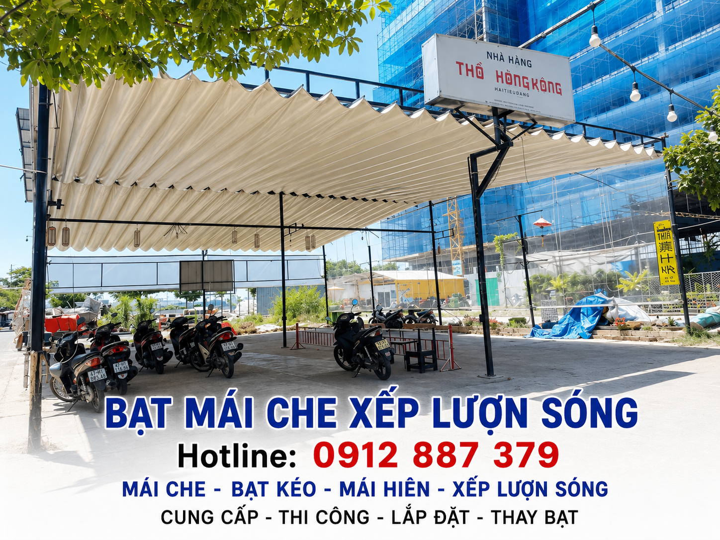 Giá Thi Công Mái Bạt Kéo Tại Gia Nghĩa, Đắk Nông